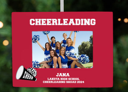 personalized personalized cheerleading picture frame christmas ornament – Christmas ornament, holiday tree decoration or gift