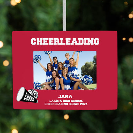 personalized personalized cheerleading picture frame christmas ornament – Christmas ornament, holiday tree decoration or gift
