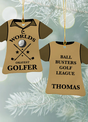 Personalized Baseball Jersey - Purple Christmas Ornament from ORNAMENT EXCLUSIVE Personalized Ornament