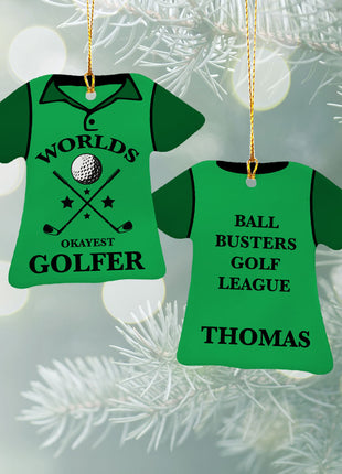 Personalized Baseball Jersey - Purple Christmas Ornament from ORNAMENT EXCLUSIVE Personalized Ornament