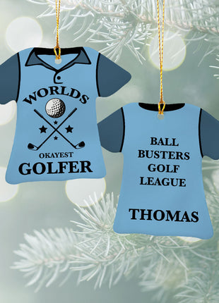 Personalized Baseball Jersey - Purple Christmas Ornament from ORNAMENT EXCLUSIVE Personalized Ornament