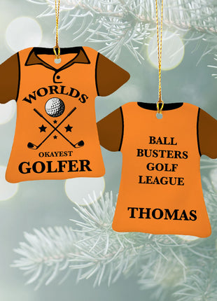 Personalized Baseball Jersey - Purple Christmas Ornament from ORNAMENT EXCLUSIVE Personalized Ornament