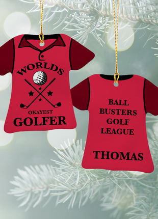 Personalized Baseball Jersey - Purple Christmas Ornament from ORNAMENT EXCLUSIVE Personalized Ornament