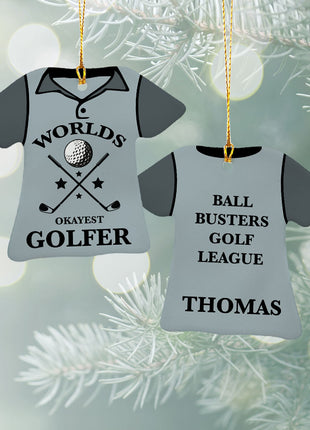 Personalized Baseball Jersey - Purple Christmas Ornament from ORNAMENT EXCLUSIVE Personalized Ornament