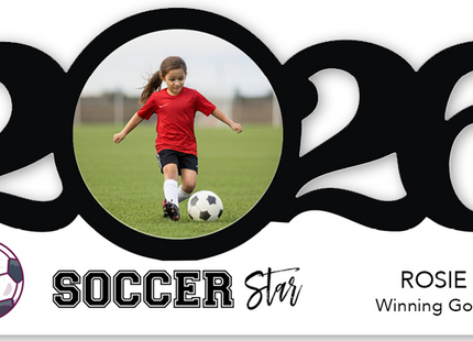 Personalized Dated Soccer Ornament