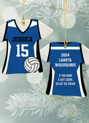 Personalized Baseball Jersey - Purple Christmas Ornament from ORNAMENT EXCLUSIVE Personalized Ornament