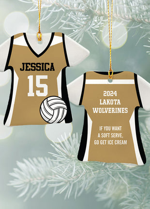Personalized Baseball Jersey - Purple Christmas Ornament from ORNAMENT EXCLUSIVE Personalized Ornament