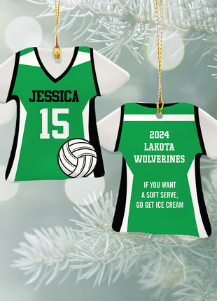 Personalized Baseball Jersey - Purple Christmas Ornament from ORNAMENT EXCLUSIVE Personalized Ornament