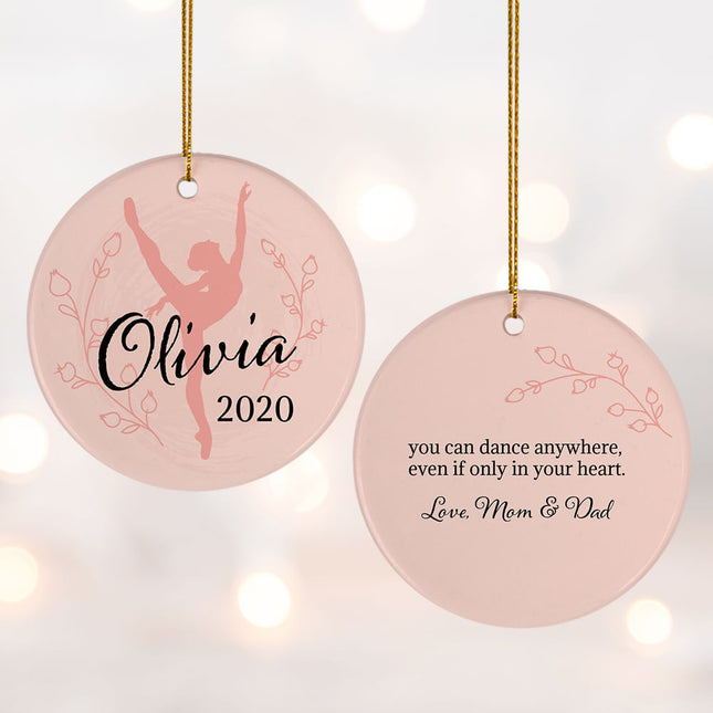personalized personalized dance christmas ornament – Christmas ornament, holiday tree decoration or gift