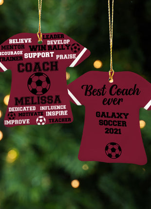 Personalized Baseball Jersey - Purple Christmas Ornament from ORNAMENT EXCLUSIVE Personalized Ornament