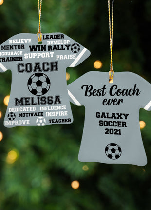 Personalized Baseball Jersey - Purple Christmas Ornament from ORNAMENT EXCLUSIVE Personalized Ornament