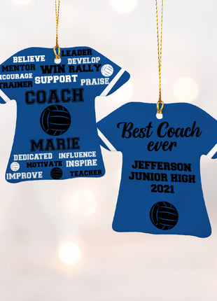 Personalized Baseball Jersey - Purple Christmas Ornament from ORNAMENT EXCLUSIVE Personalized Ornament