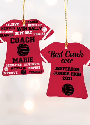 Personalized Baseball Jersey - Purple Christmas Ornament from ORNAMENT EXCLUSIVE Personalized Ornament