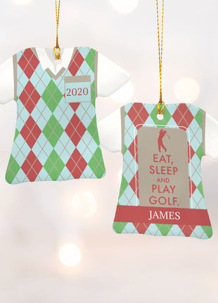 Personalized Baseball Jersey - Purple Christmas Ornament from ORNAMENT EXCLUSIVE Personalized Ornament