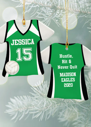 Personalized Baseball Jersey - Purple Christmas Ornament from ORNAMENT EXCLUSIVE Personalized Ornament