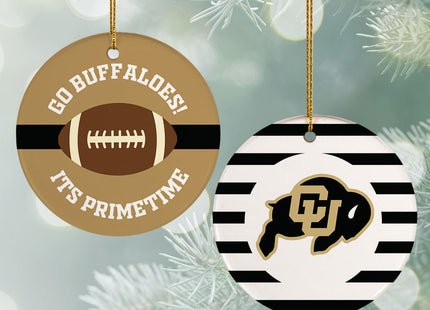 custom personalized college football christmas ornament – Christmas ornament, holiday tree decoration or gift