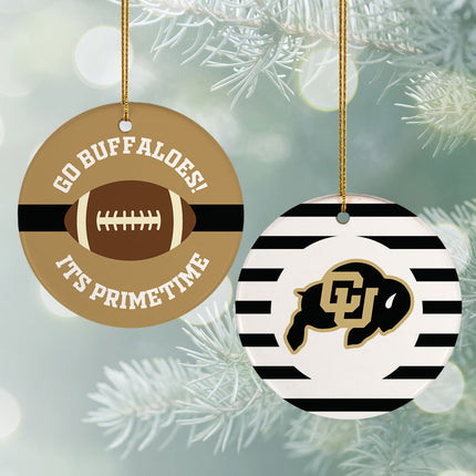 custom personalized college football christmas ornament – Christmas ornament, holiday tree decoration or gift
