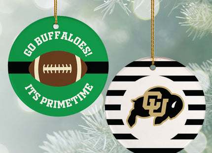 keepsake personalized college football christmas ornament – Christmas ornament, holiday tree decoration or gift