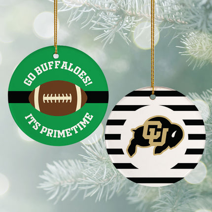 keepsake personalized college football christmas ornament – Christmas ornament, holiday tree decoration or gift