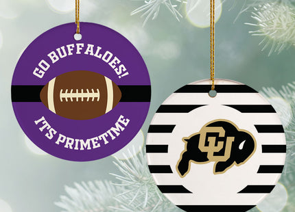 custom personalized college football christmas ornament – Christmas ornament, holiday tree decoration or gift