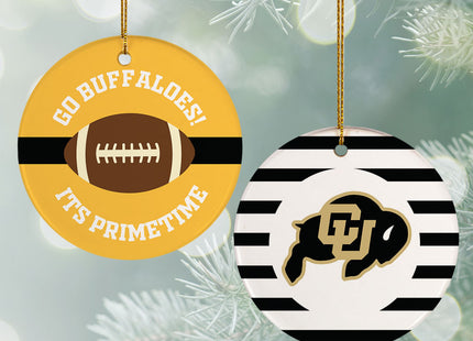 keepsake personalized college football christmas ornament – Christmas ornament, holiday tree decoration or gift