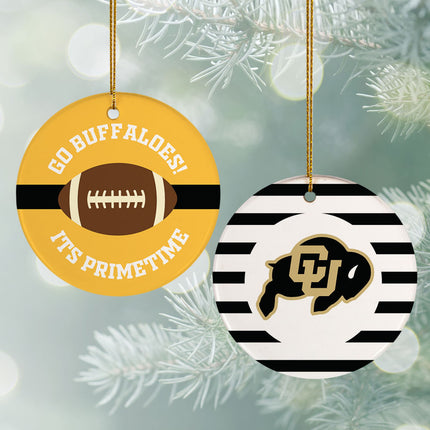 keepsake personalized college football christmas ornament – Christmas ornament, holiday tree decoration or gift