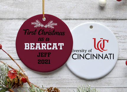 holiday personalized first christmas as christmas ornament – Christmas ornament, holiday tree decoration or gift