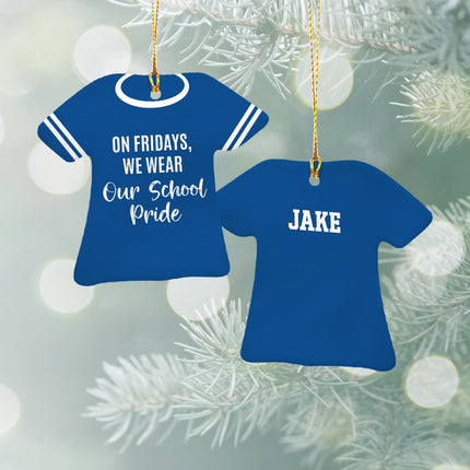 keepsake personalized school pride christmas ornament – Christmas ornament, holiday tree decoration or gift