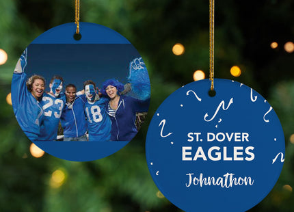 personalized personalized school spirit christmas ornament – Christmas ornament, holiday tree decoration or gift