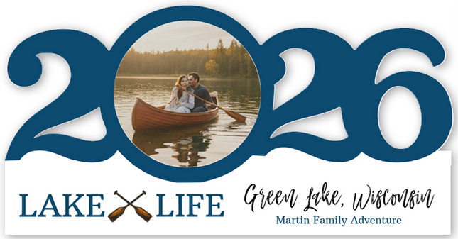 Personalized Dated Lake Ornament