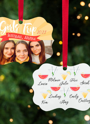 Personalized "Girl's Trip" Ornament Personalized Ornament by ORNAMENT SHOP EXCLUSIVE