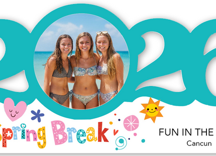 Personalized Dated Spring Break Ornament