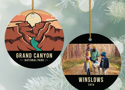engraved personalized grand canyon national park christmas ornament – Christmas ornament, holiday tree decoration or gift