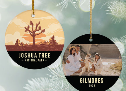 holiday personalized joshua tree national park christmas ornament – Christmas ornament, holiday tree decoration or gift