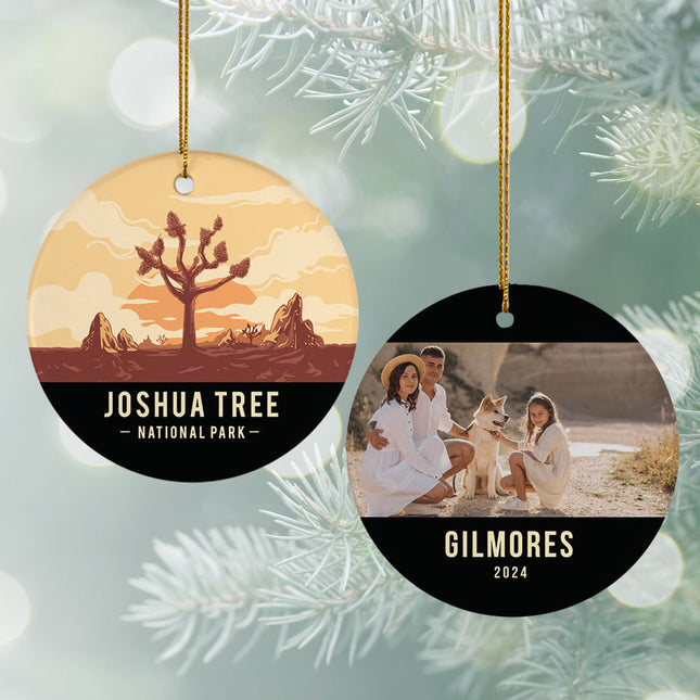 holiday personalized joshua tree national park christmas ornament – Christmas ornament, holiday tree decoration or gift