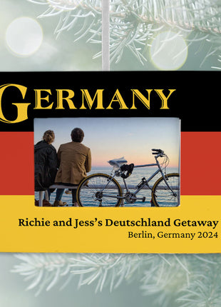 Personalized Germany Picture Frame Photo Ornament by ORNAMENTSHOP EXCLUSIVE Personalized Ornament