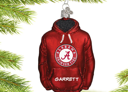 engraved personalized university of alabama hoodie sweatshirt christmas ornament – Christmas ornament, holiday tree decoratio
