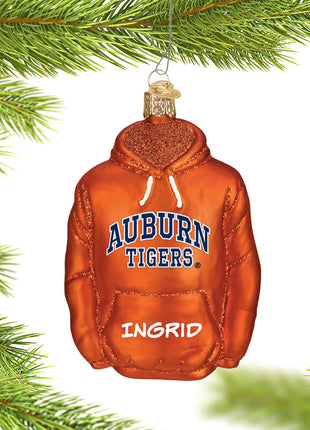 Auburn University Hoodie Sweatshirt Ornament  by OLD WORLD CHRISTMAS Ornament