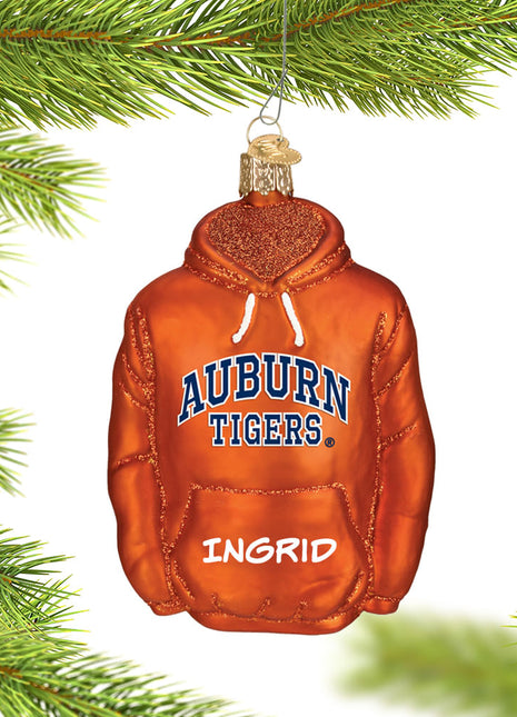 Auburn University Hoodie Sweatshirt Ornament  by OLD WORLD CHRISTMAS Ornament