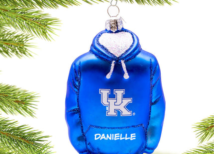 keepsake personalized university of kentucky hoodie sweatshirt christmas ornament – Christmas ornament, holiday tree decorati