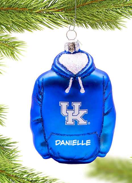 University of Kentucky Hoodie Sweatshirt Ornament  by OLD WORLD CHRISTMAS Ornament