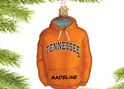 custom personalized university of tennessee hoodie sweatshirt christmas ornament – Christmas ornament, holiday tree decoratio