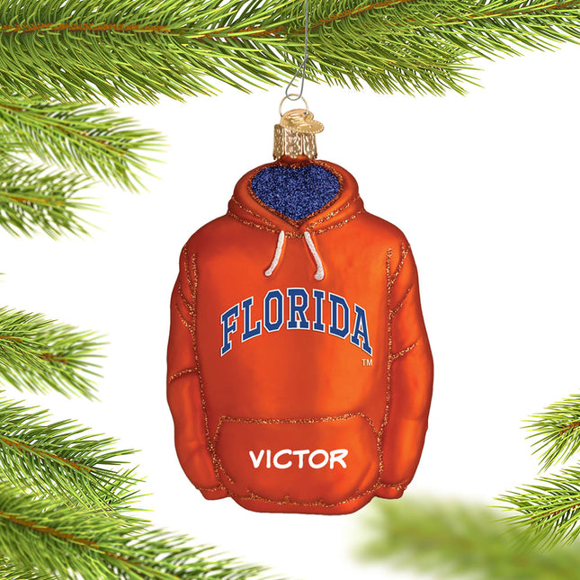 University of Florida Hoodie Sweatshirt Ornament