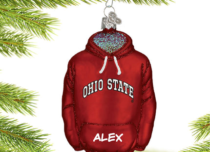 keepsake personalized ohio state university hoodie sweatshirt christmas ornament – Christmas ornament, holiday tree decoratio