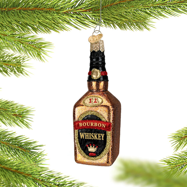 custom whiskey single malt christmas ornament – Christmas ornament, holiday tree decoration or gift