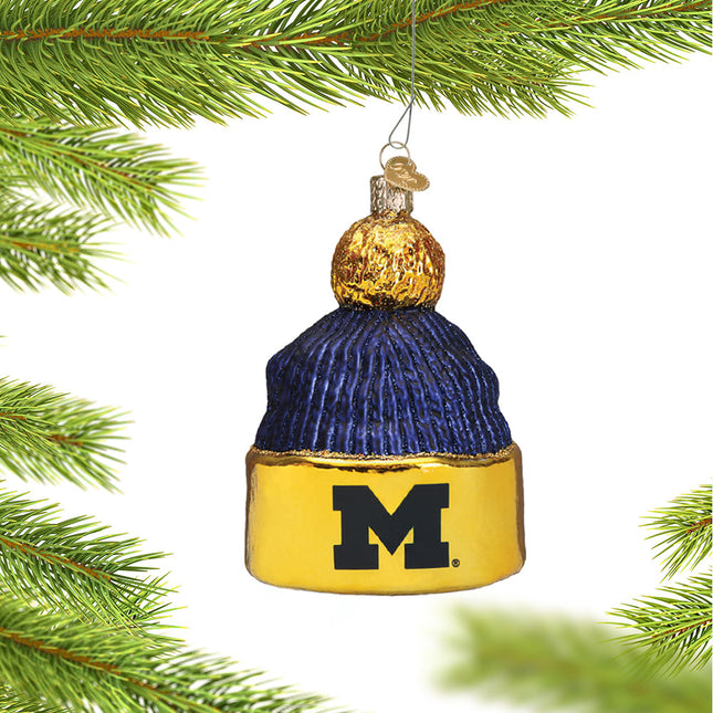 University of Michigan Beanie Ornament