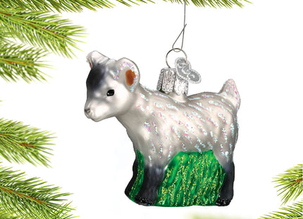 holiday personalized pygmy goat christmas ornament – Christmas ornament, holiday tree decoration or gift