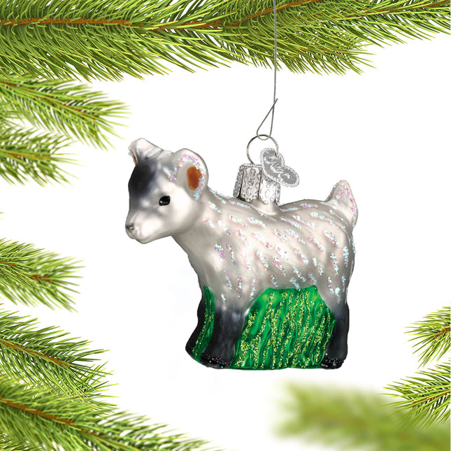 holiday personalized pygmy goat christmas ornament – Christmas ornament, holiday tree decoration or gift