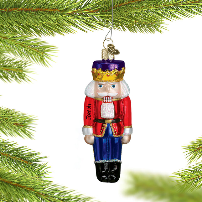 engraved personalized nutcracker prince christmas ornament – Christmas ornament, holiday tree decoration or gift
