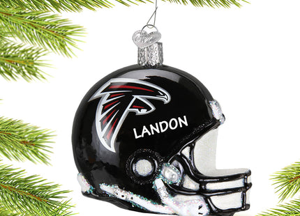 keepsake personalized atlanta falcons nfl helmet christmas ornament – Christmas ornament, holiday tree decoration or gift